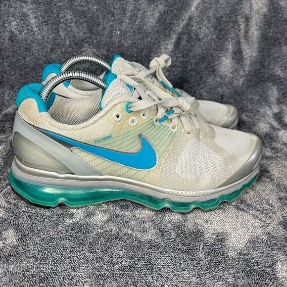 Nike Air Max + 2010 Silver Glass Blue Women size 10.5 - Picture 1 of 8